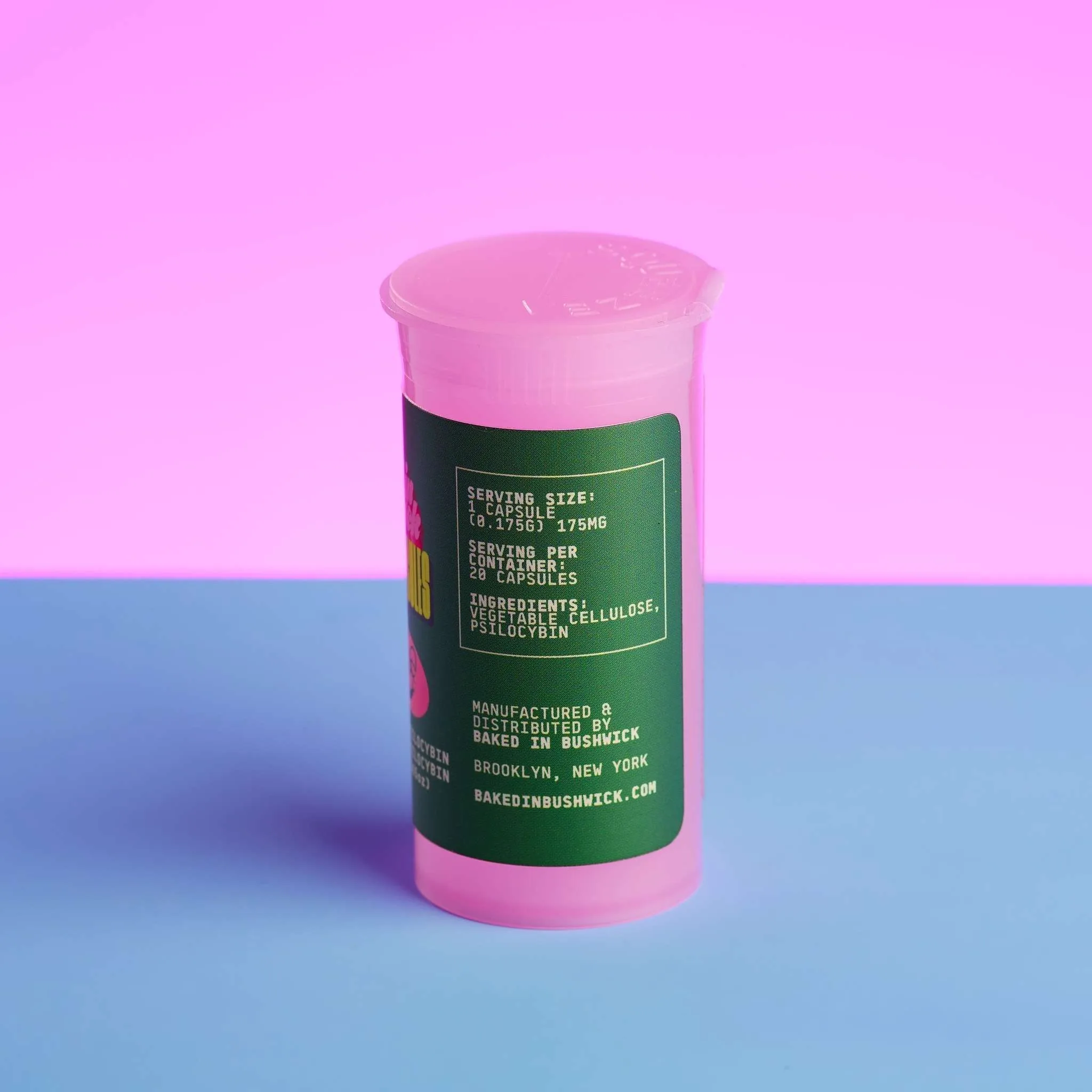 Baked In Bushwick - Microdose Psilocybin Vegan Capsules 3.5g - Bushwick Mushroom Delivery