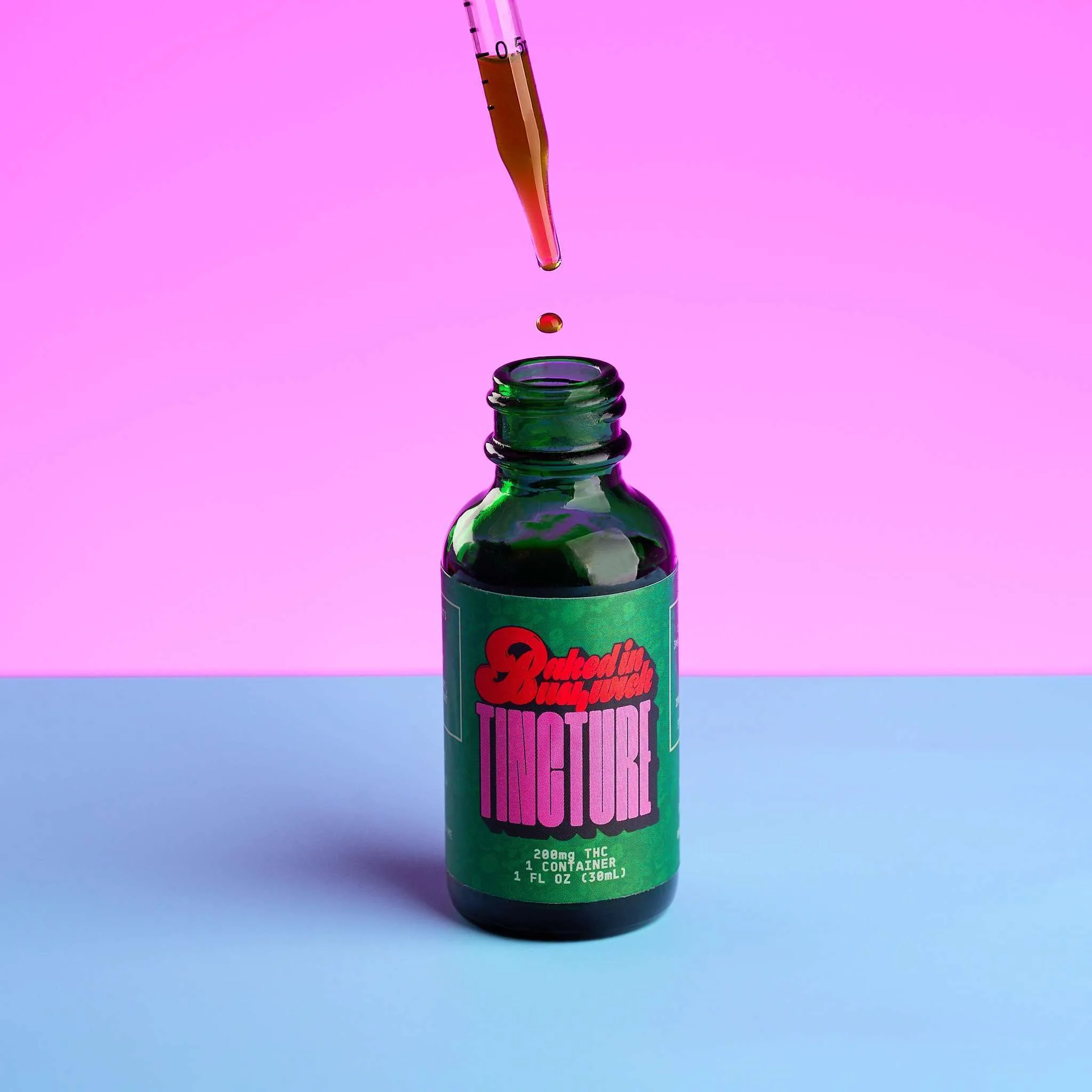 Baked In Bushwick - 200mg THC Cannabis Tincture 1oz - Bushwick Weed Delivery
