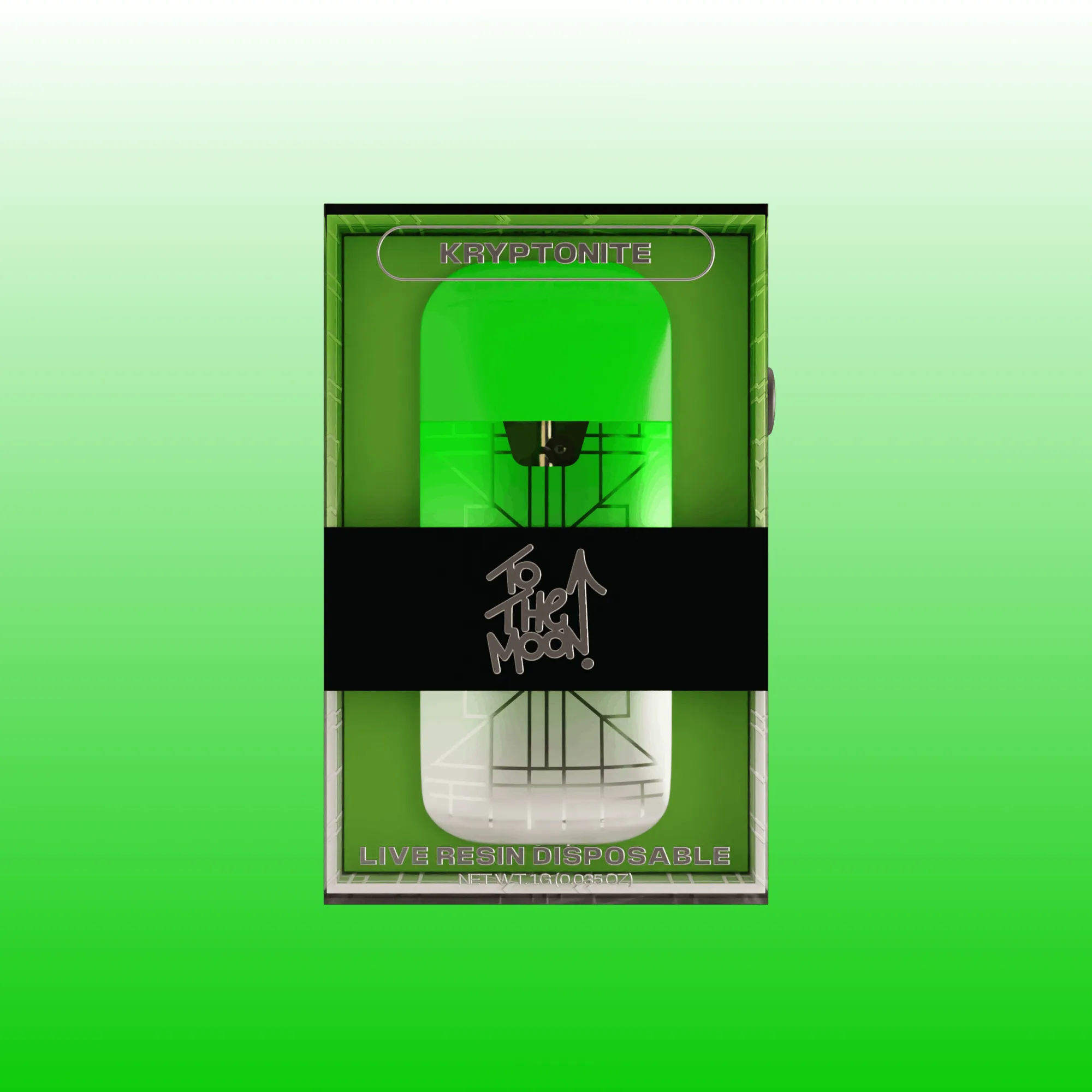 Baked In Bushwick - To The Moon Kryptonite Live Resin Disposable Vape 1g - Bushwick Cannabis Delivery