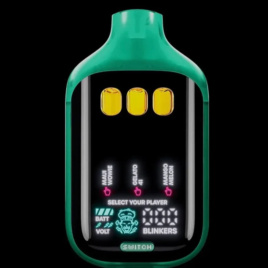 Boutiq V5 sleek black vape pen with triple-strain indicator on a minimalist background