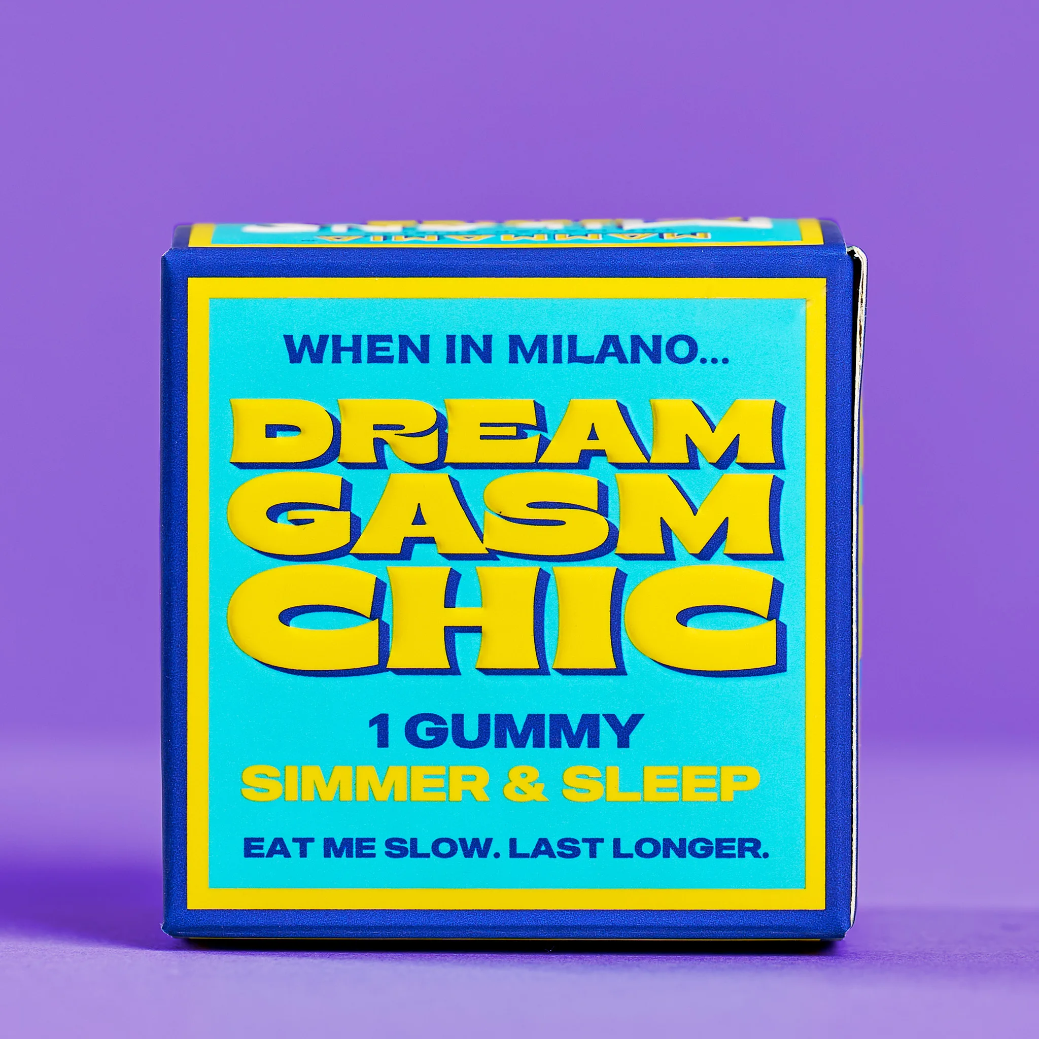 Mamma Mia Buona Notte Chamomile Bitter Gummies – 10mg THC and 5mg CBN per gummy in a box of 10 gummies