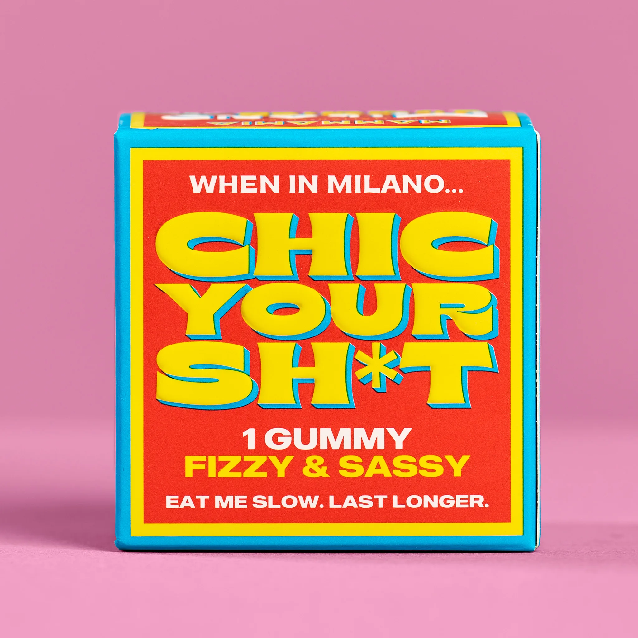 Mamma Mia Milano Orange Spritz Gummies – 10mg THC per gummy in a box of 10 gummies