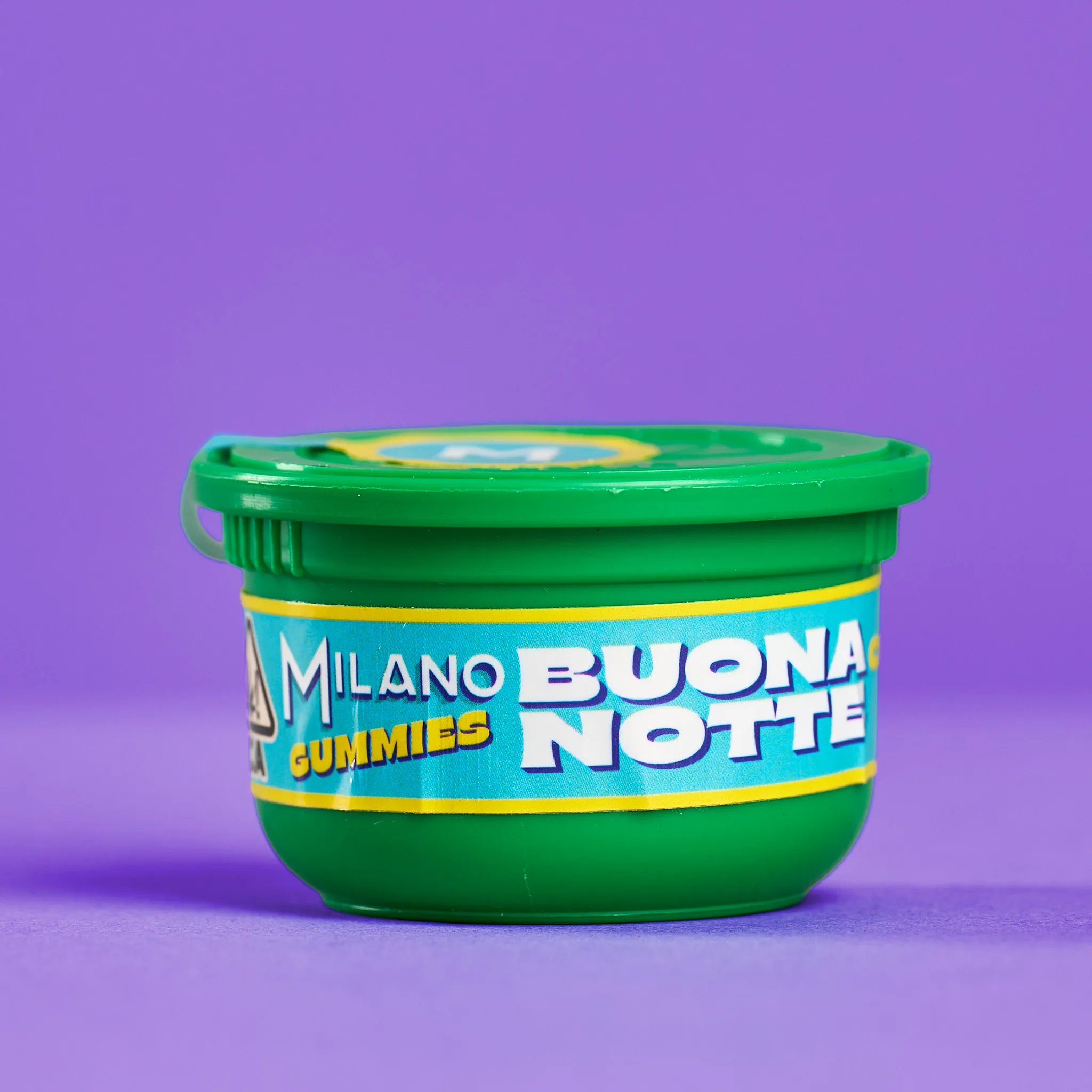 Mamma Mia Buona Notte Chamomile Bitter Gummies – 10mg THC and 5mg CBN per gummy in a box of 10 gummies