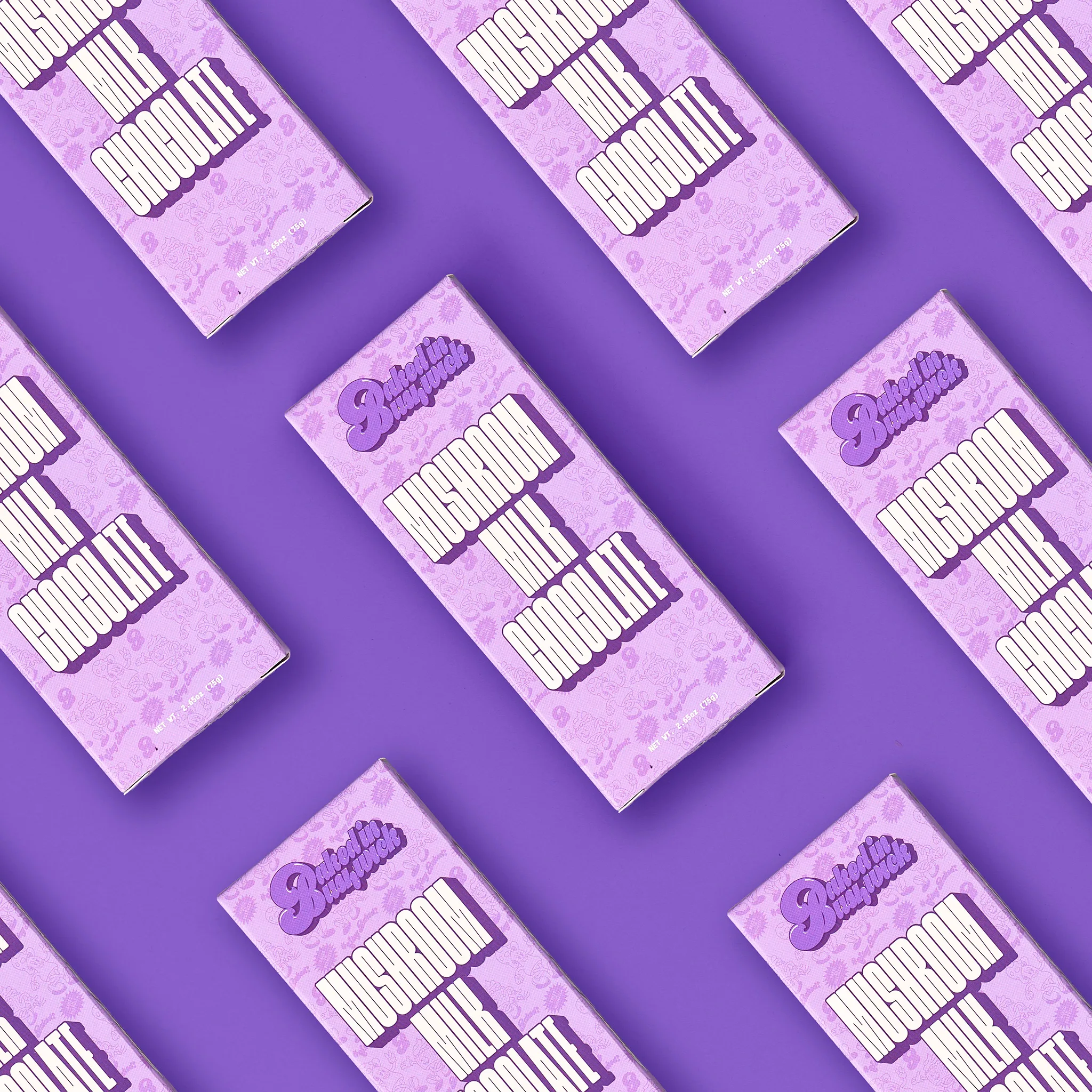 milk mushroom chocolate bar psilocybin packaging