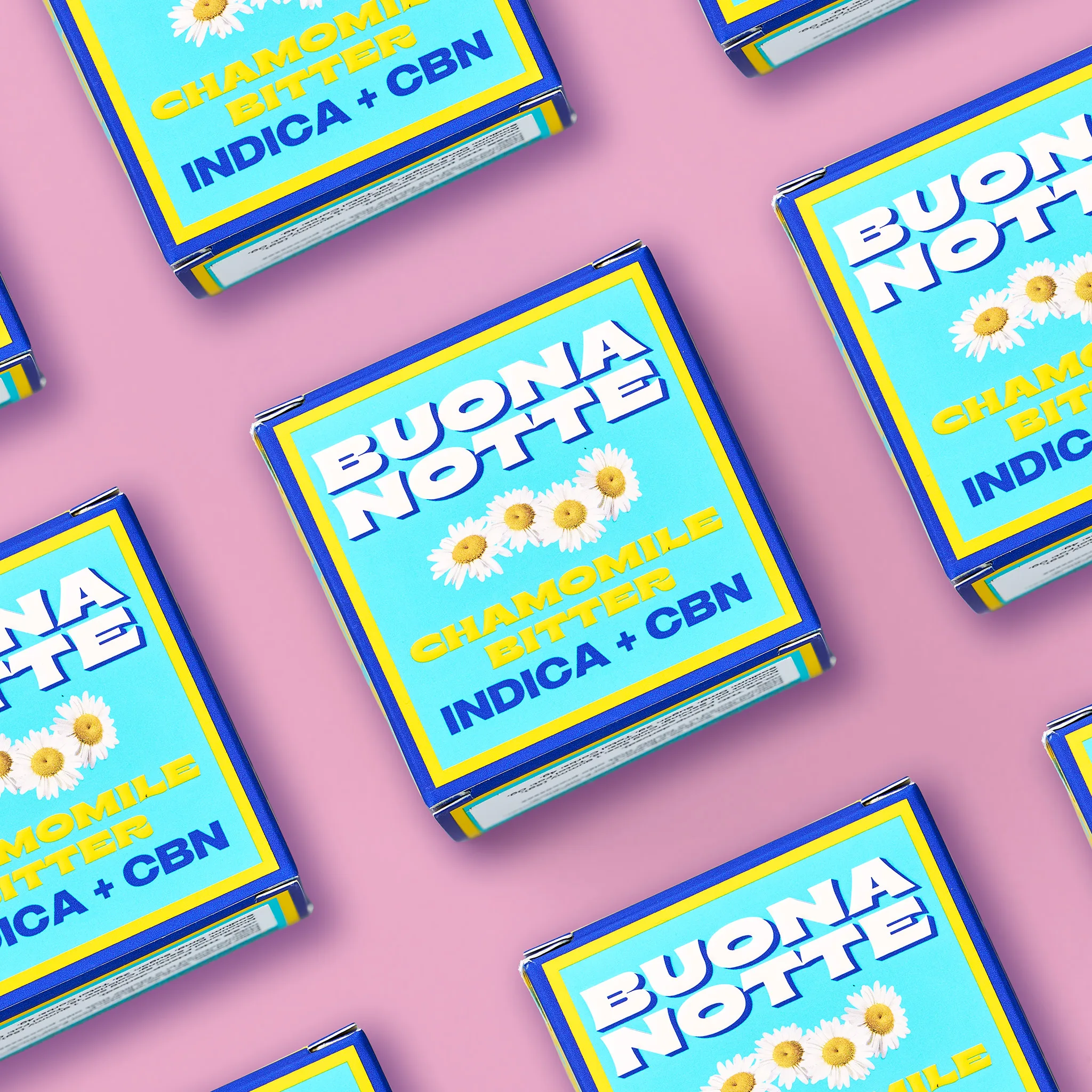 Mamma Mia Buona Notte Chamomile Bitter Gummies – 10mg THC and 5mg CBN per gummy in a box of 10 gummies