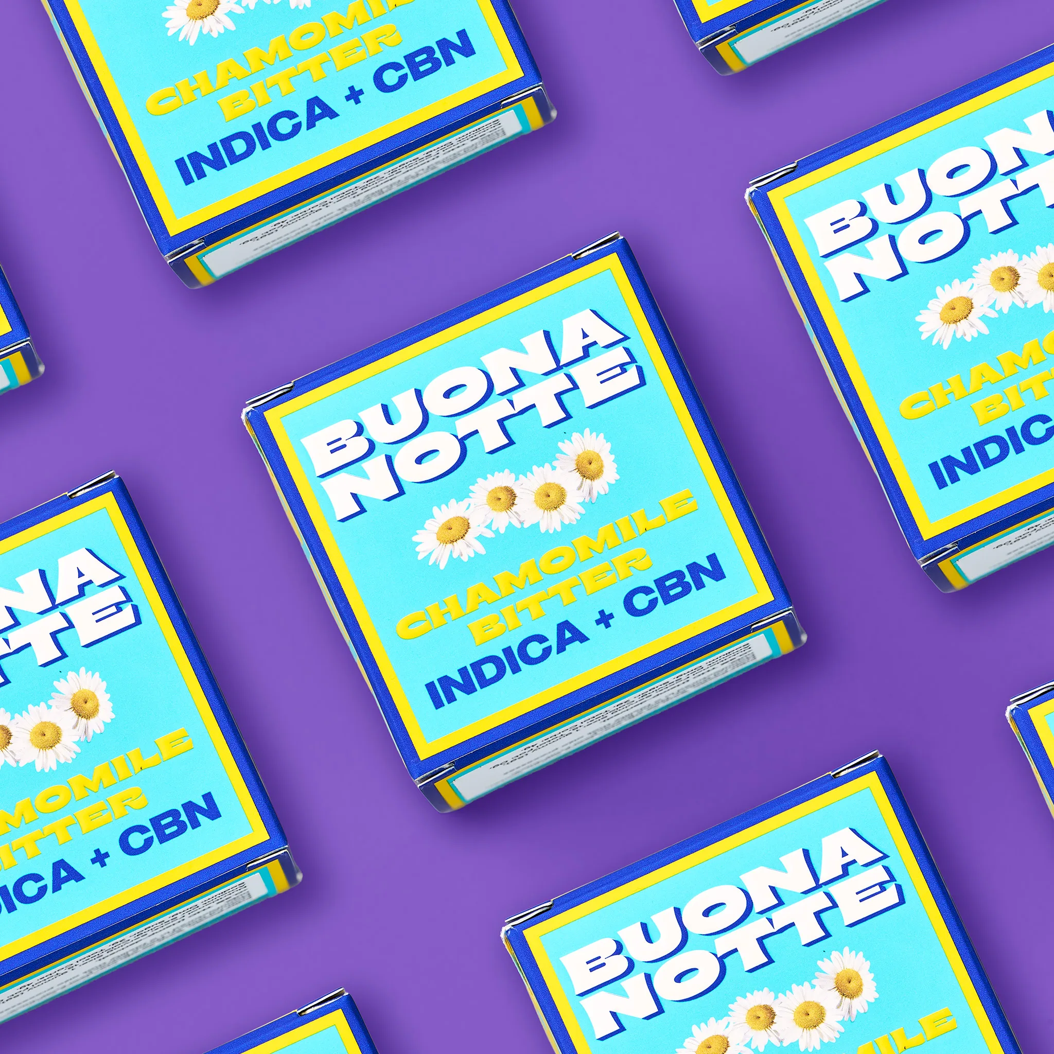 Mamma Mia Buona Notte Chamomile Bitter Gummies – 10mg THC and 5mg CBN per gummy in a box of 10 gummies