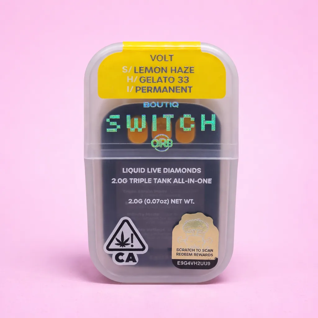 boutiq orb volt disposable vape lemon haze gelato 33 permanent