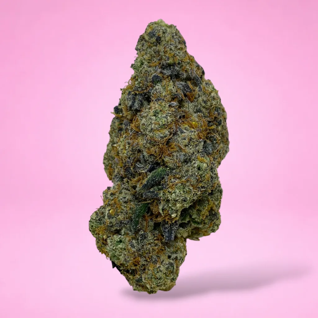 sour fuel cannabis strain dense green buds orange hairs diesel citrus aroma